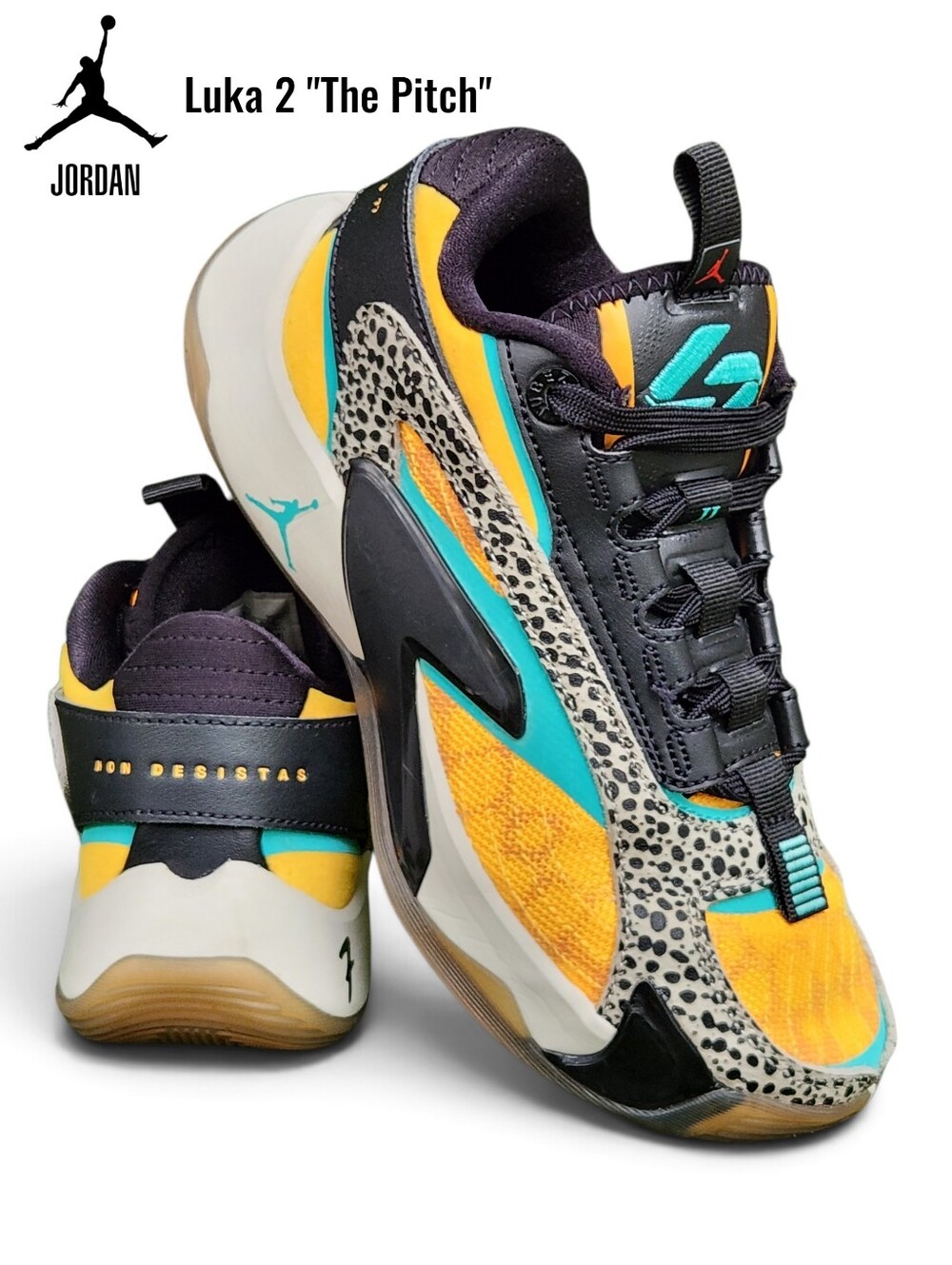Jordan Luka 2 The Pitch Big Girls Size 3.5 Youth Athletic-Casual Sneakers Shoes